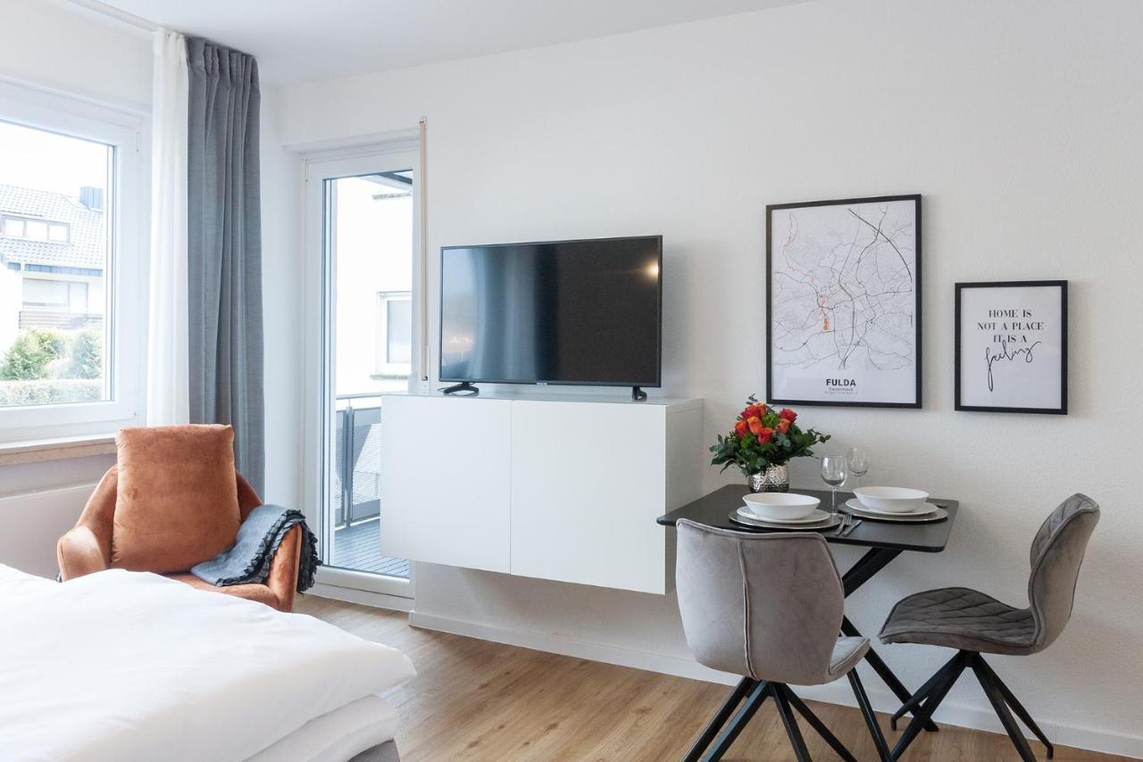 Modernes Apartment Liobablick Nr1 Fewo Fulda Petersberg ペータースベルク エクステリア 写真